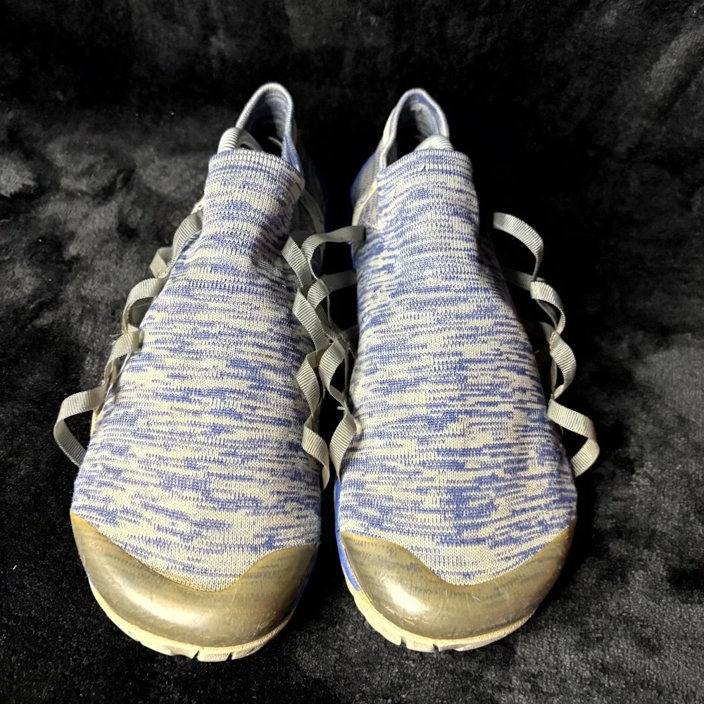 Merrell Trail Glove Mens US 9 Barefoot Shoes Navy White Knit Athletic Sneakers